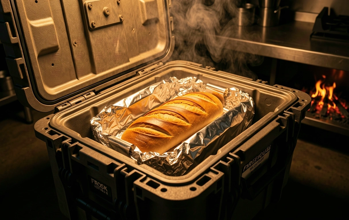 Heat-insulated sandwich delivery cargo